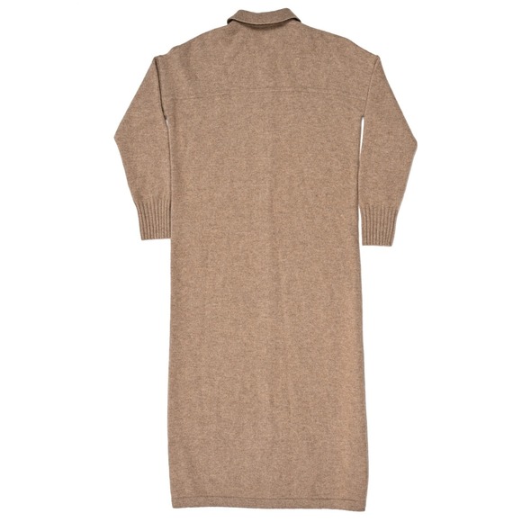 Faherty Tropical 100% Cashmere Maxi Shirtdress Women's XXS Sweater Dress Shirt - Picture 6 of 8